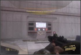 Stracisz trochę energii, ale to nic - na razie nie ma żadnych wrogów w pobliżu - Prepare to Drop | Opis przejścia | Halo 3 ODST - Halo 3: ODST - poradnik do gry