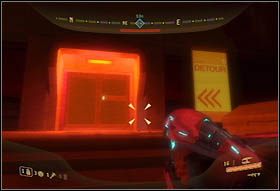 Na samym końcu znajdziesz kolejne drzwi - Prepare to Drop | Opis przejścia | Halo 3 ODST - Halo 3: ODST - poradnik do gry