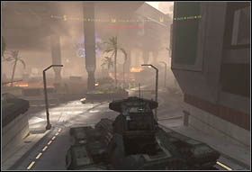 Zacznij od rozwalenia czołgu Wraith znajdującego się za Twoimi plecami - Kizingo Boulevard | Opis przejścia | Halo 3 ODST - Halo 3: ODST - poradnik do gry