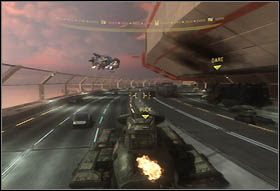 Nieco dalej znajdziesz czołg typu Scorpion wsiądź do niego i ruszaj dalej - Coastal Highway | Opis przejścia | Halo 3 ODST - Halo 3: ODST - poradnik do gry