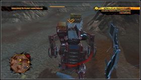 Siedząc za sterami robota, bez najmniejszego problemu siejemy spustoszenie w zabudowaniach wroga #1 - Misje główne - Dust - Guerrilla - Red Faction: Guerrilla - poradnik do gry