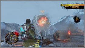 Ruszamy na górę #1 i cieszymy się ostatnimi chwilami spokoju - Misje główne - EOS (2) - Guerrilla - Red Faction: Guerrilla - poradnik do gry