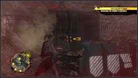 Wewnątrz pierwszej bazy #1 , nie spodziewaj się gorącego przywitania, wyłącznie kilku śmiałków postara się o Twoją śmierć - Zadania główne (3) - Demons of the Badlands - Red Faction: Guerrilla - poradnik do gry