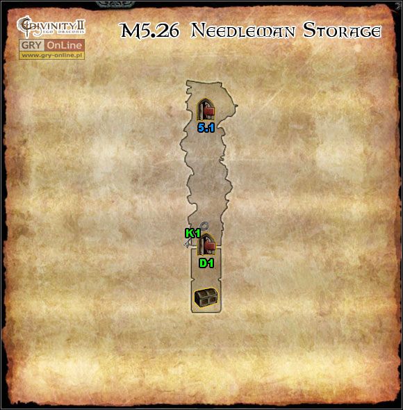 K1 Klucz do drzwi D1 - M5.26 Needleman Storage | Mapy | Divinity II Ego Draconis - Divinity II: Ego Draconis - poradniki