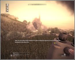 Wysłuchaj poleceń dowództwa i pędź na wzgórze znajdujące się około 200 metrów od Ciebie - Dragon Rising | Kampania | Operation Flashpoint Dragon Rising - Operation Flashpoint: Dragon Rising - poradnik do gry