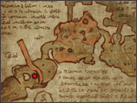 Jeśli w rozdziale pierwszym oszczędziliśmy Brogara (punkt czerwony), będzie czekał na nas w świątyni (M7 - Zadania klasowe - Bandyta | Rozdział 4 | Solucja Risen - Risen - poradnik do gry