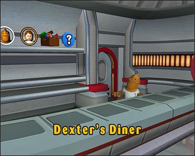Za study zebrane w trakcie gry możemy kupować różne bonusy w sklepiku Dextera: dodatkowe postacie, wskazówki oraz extrasy - Study - Podstawy - LEGO Star Wars: The Complete Saga - poradnik do gry
