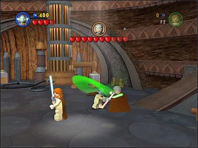 Nie wierzę, że nie uśmiechnąłeś się, gdy zobaczyłeś walczącego Yodę w tej grze. - Chapter 6 - Count Dooku - Story Mode - Episode 2 - LEGO Star Wars: The Complete Saga - poradnik do gry