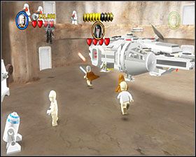 Dotarłeś do doku Sokoła Millenium - Chapter 3 - Mos Eisley Spaceport - Story Mode - Episode 4 - LEGO Star Wars: The Complete Saga - poradnik do gry