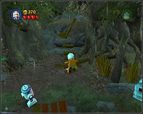 Z rozrzuconych klocków ułóż przycisk i naciśnij go - Chapter 4 - Dagobah - Story Mode - Episode 5 - LEGO Star Wars: The Complete Saga - poradnik do gry