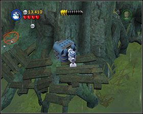 Od teraz Luke może samodzielnie używać Mocy, a Yoda jest grywalną postacią (tym samym wymiataczem, co w oryginalnym Lego Star Wars) - Chapter 4 - Dagobah - Story Mode - Episode 5 - LEGO Star Wars: The Complete Saga - poradnik do gry