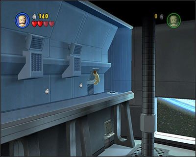 Otwórz z pomocą droida protokolarnego drugie drzwi w pierwszym korytarzu - Chapter 1 - Negotiations - Free Play - Episode 1 - LEGO Star Wars: The Complete Saga - poradnik do gry