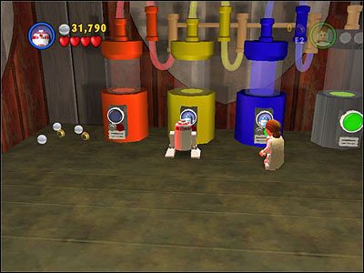 W miejscu, w którym naprawiłeś śmigła, podejdź w stronę