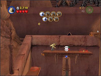 Analogicznie do #1 i #2, wskocz za kolumnę z Anakinem - Chapter 4 - Jedi Battle - Free Play - Episode 2 - LEGO Star Wars: The Complete Saga - poradnik do gry