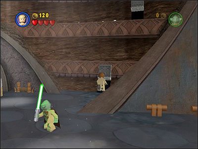 Małym Anakinem wejdź do szybu widocznego powyżej - Chapter 6 - Count Dooku - Free Play - Episode 2 - LEGO Star Wars: The Complete Saga - poradnik do gry