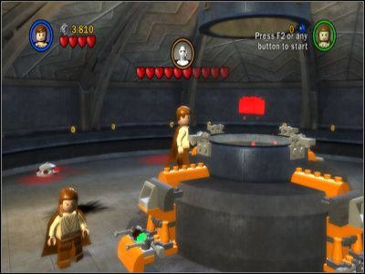 W budynku z minami podnieś wszystkie cztery wajchy, otaczające maszynerię na środku sali - Chapter 3 - General Grevious - Free Play - Episode 3 - LEGO Star Wars: The Complete Saga - poradnik do gry