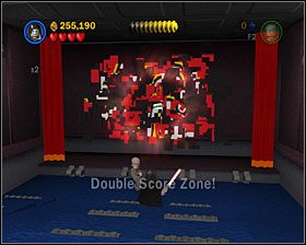 Jako R2 otwórz drzwi do kina nieopodal Dewbacków - Chapter 3 - Mos Eisley Spaceport - Free Play - Episode 4 - LEGO Star Wars: The Complete Saga - poradnik do gry