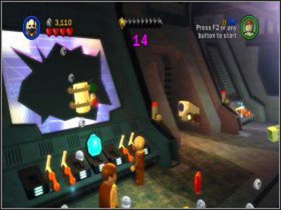 Trzeci jest za monitorem z lewej, aby się do niego dostać musisz przestawić dwie dźwignie na panelu - Chapter 6 - Darth Vader - Free Play - Episode 3 - LEGO Star Wars: The Complete Saga - poradnik do gry