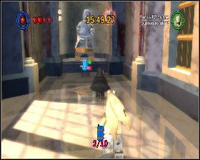 Po wejściu do pałacu staniesz na skrzyżowaniu - Chapter 5 - Retake Theed Palace - Challenges - Episode 1 - LEGO Star Wars: The Complete Saga - poradnik do gry