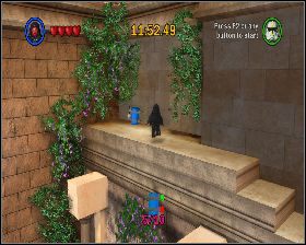 W sali z fontanną wejdź na piętro i przejdź przez wcześniej zbudowany most - Chapter 5 - Retake Theed Palace - Challenges - Episode 1 - LEGO Star Wars: The Complete Saga - poradnik do gry