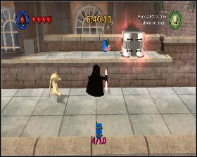 Po przejściu przez most spójrz w prawo - Chapter 5 - Retake Theed Palace - Challenges - Episode 1 - LEGO Star Wars: The Complete Saga - poradnik do gry