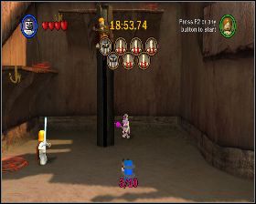 Za słupem z Anakinem - Chapter 4 - Jedi Battle - Challenges - Episode 2 - LEGO Star Wars: The Complete Saga - poradnik do gry