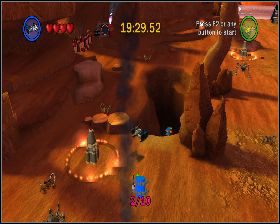 Przed dużą dziurą z lewej - Chapter 5 - Gunship Cavalry - Challenges - Episode 2 - LEGO Star Wars: The Complete Saga - poradnik do gry