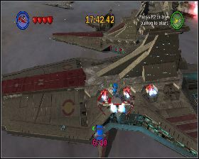 Nad trzema działkami, na które będziesz zmierzał - Chapter 1 - Battle Over Coursant - Challenges - Episode 3 - LEGO Star Wars: The Complete Saga - poradnik do gry