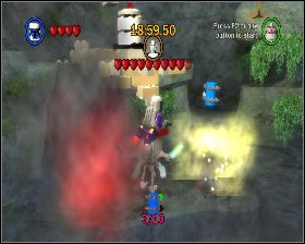 We wnęce z prawej strony od pierwszej kryjówki Grievousa - Chapter 3 - General Grievous - Challenges - Episode 3 - LEGO Star Wars: The Complete Saga - poradnik do gry