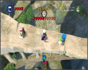 Z prawej na moście prowadzącym do budynku - Chapter 3 - General Grievous - Challenges - Episode 3 - LEGO Star Wars: The Complete Saga - poradnik do gry