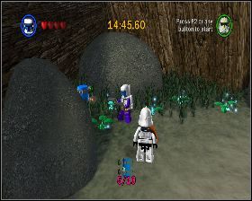 Na lewym skraju plaży za kamieniem - Chapter 4 - Defense of Kashyyyk - Challenges - Episode 3 - LEGO Star Wars: The Complete Saga - poradnik do gry