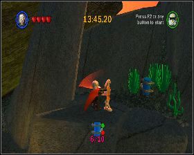 Na bagnach, na lewej półce skalnej, na której stoi dowódca droidów - Chapter 4 - Defense of Kashyyyk - Challenges - Episode 3 - LEGO Star Wars: The Complete Saga - poradnik do gry