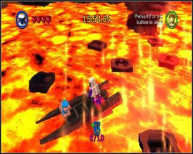 W tej samej lokacji na jednej z platform z lewej - Chapter 6 - Darth Vader - Challenges - Episode 3 - LEGO Star Wars: The Complete Saga - poradnik do gry