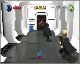 W pierwszym korytarzu skręć w prawo - Chapter 1 - Secret Plans - Challenges - Episode 4 - LEGO Star Wars: The Complete Saga - poradnik do gry
