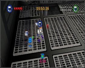 W pomieszczeniu z kratami w podłodze - Chapter 1 - Secret Plans - Challenges - Episode 4 - LEGO Star Wars: The Complete Saga - poradnik do gry