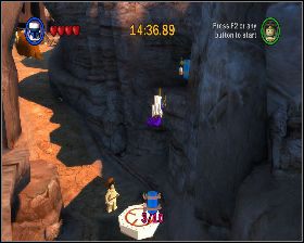 W kanionie w drugiej lokacji - Chapter 2 - Through the Jundland Wastes - Challenges - Episode 4 - LEGO Star Wars: The Complete Saga - poradnik do gry