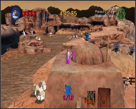 W ostatniej lokacji, na dachu domku za rzeką - Chapter 2 - Through the Jundland Wastes - Challenges - Episode 4 - LEGO Star Wars: The Complete Saga - poradnik do gry