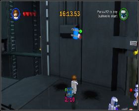 Na korytarzu prowadzącym do generatora skręć w lewo i udaj się do biegnącej równolegle ścieżki - Chapter 4 - Rescue The Princess - Challenges - Episode 4 - LEGO Star Wars: The Complete Saga - poradnik do gry