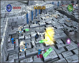 Na początku trzeciej lokacji skieruj się do dział z lewej - Chapter 6 - Rebel Attack - Challenges - Episode 4 - LEGO Star Wars: The Complete Saga - poradnik do gry