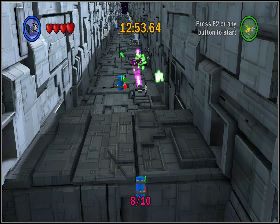 W ostatniej lokacji zawróć i zacznij lecieć w dół ekranu, gdzie jest następny kanister - Chapter 6 - Rebel Attack - Challenges - Episode 4 - LEGO Star Wars: The Complete Saga - poradnik do gry