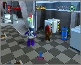 W hangarze skieruj się w prawo i przestaw dwie dźwignie - Chapter 2 - Escape from Echo Base - Challenges - Episode 5 - LEGO Star Wars: The Complete Saga - poradnik do gry