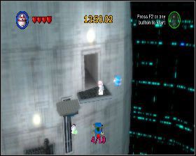 Na końcu tej samej lokacji, tuż przy drzwiach wyjściowych - Chapter 5 - Cloud City Trap - Challenges - Episode 5 - LEGO Star Wars: The Complete Saga - poradnik do gry