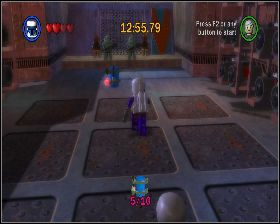 Po wjechaniu na górę windą, skieruj się do pomieszczenia z lewej - Chapter 2 - The Great Pit of Carkoon - Challenges - Episode 6 - LEGO Star Wars: The Complete Saga - poradnik do gry