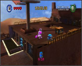 Na wyższym pokładzie statku, przy barierce na dole - Chapter 2 - The Great Pit of Carkoon - Challenges - Episode 6 - LEGO Star Wars: The Complete Saga - poradnik do gry