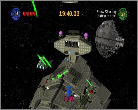 Przy wieżyczce oddalonego krążownika z lewej - Chapter 6 - Into the Death Star - Challenges - Episode 6 - LEGO Star Wars: The Complete Saga - poradnik do gry