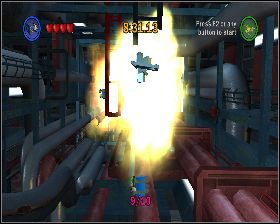 W trzeciej części ucieczki z lewej strony ekranu - Chapter 6 - Into the Death Star - Challenges - Episode 6 - LEGO Star Wars: The Complete Saga - poradnik do gry