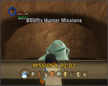 UWAGA: Do dyspozycji w tych misjach masz wszystkich Łowców nagród (Greedo, Bossk, Dengar i Boba Fett), których zdobyłeś lub wykupiłeś w sklepiku - Bounty Hunter Missions - Dodatki - LEGO Star Wars: The Complete Saga - poradnik do gry