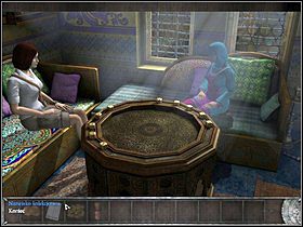 Przy pierwszych dwu rzutach spokojnie możesz zagrać 5 kośćmi i tak postępuj do wyniku około 30 punktów, potem zmniejsz liczbę rzucanych kości o 1 (odznaczając jedną z nich przed rzutem), po przekroczeniu 35 punktów o 2, natomiast kiedy uda Ci się osiągnąć wynik około 40 punktów raczej rzucaj już tyl - Kawiarnia | Kair i Rejs | Chronicles of Mystery Drzewo Życia - Chronicles of Mystery: Drzewo Życia - poradnik do gry