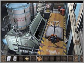 Następnie maszeruj na koniec pomostu do generatora gazu (zbliżenie) - Hangar | Gibraltar | Chronicles of Mystery Drzewo Życia - Chronicles of Mystery: Drzewo Życia - poradnik do gry