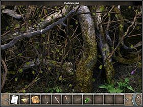 Skieruj się teraz ku zaroślom po prawej - Lądowisko | Wyspa Bimini | Chronicles of Mystery Drzewo Życia - Chronicles of Mystery: Drzewo Życia - poradnik do gry